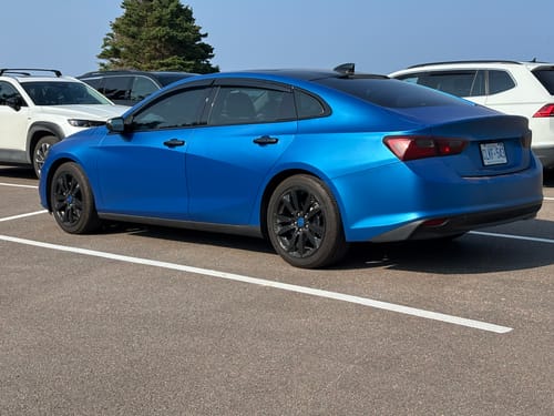 Customer photo review of VViViD+ Matte Metallic Blue (Ghost)