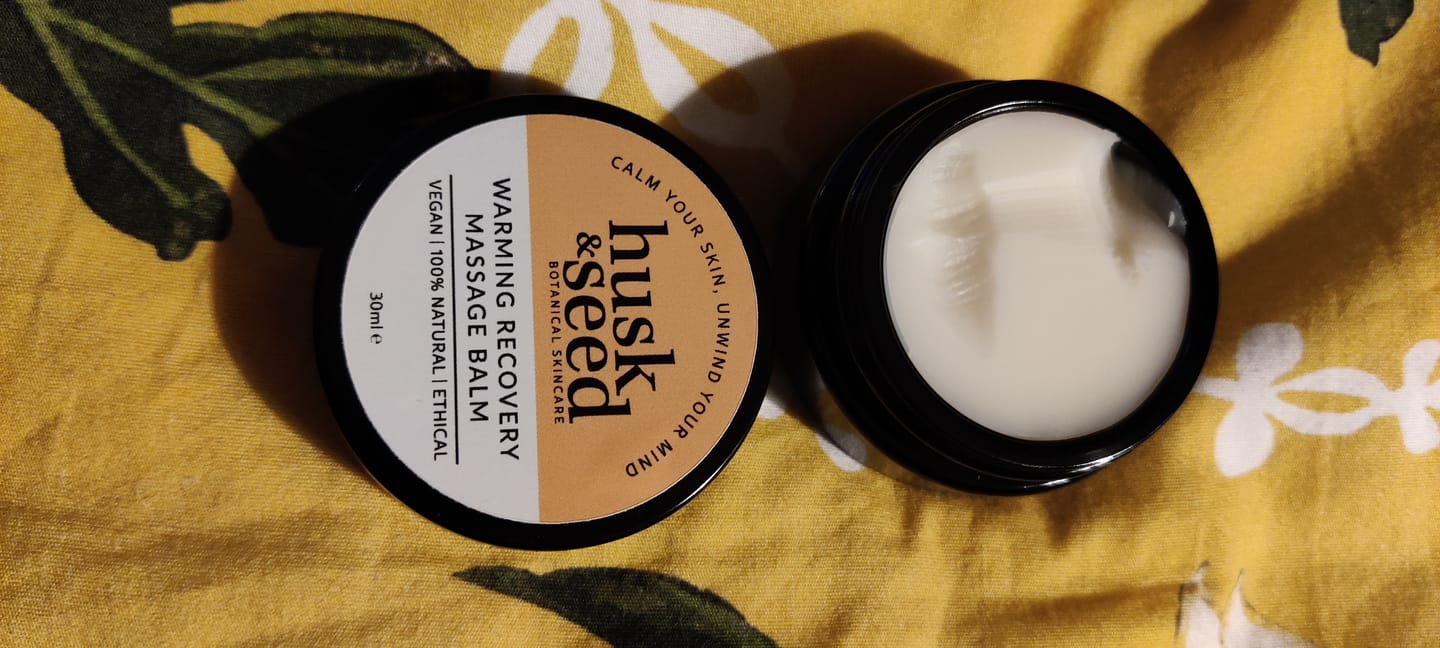 Customer photo review of Warming Recovery Massage Balm