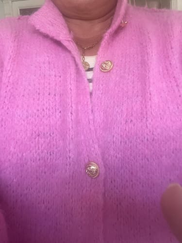 Customer photo review of Oversized Cardigan "CozyGlam"