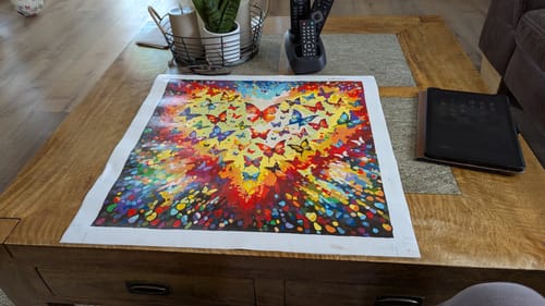 Customer photo review of Malen nach Zahlen - Spezial Versiegelung