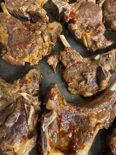 Customer photo review of Halal Lamb Shoulder Whole