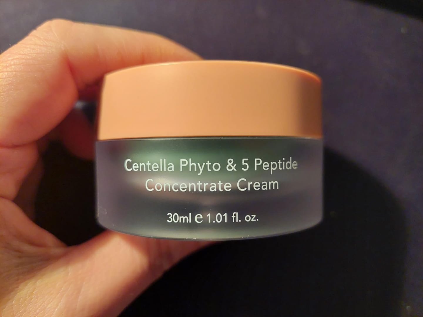 Customer photo review of CENTELLA phyto & 5 peptide concentrate cream