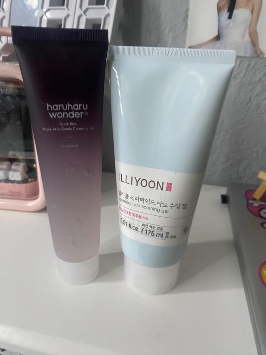 Customer photo review of BLACK RICE triple AHA gentle cleansing gel
