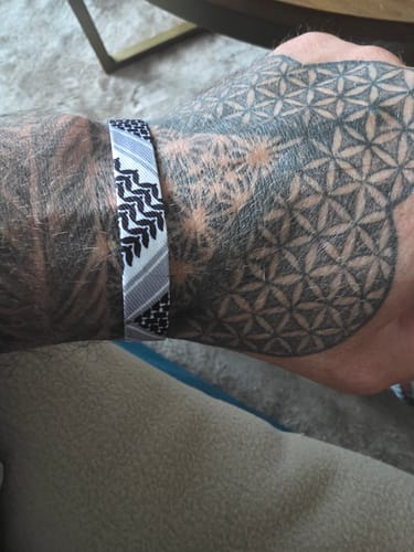 Customer photo review of Keffiyeh Bracelet