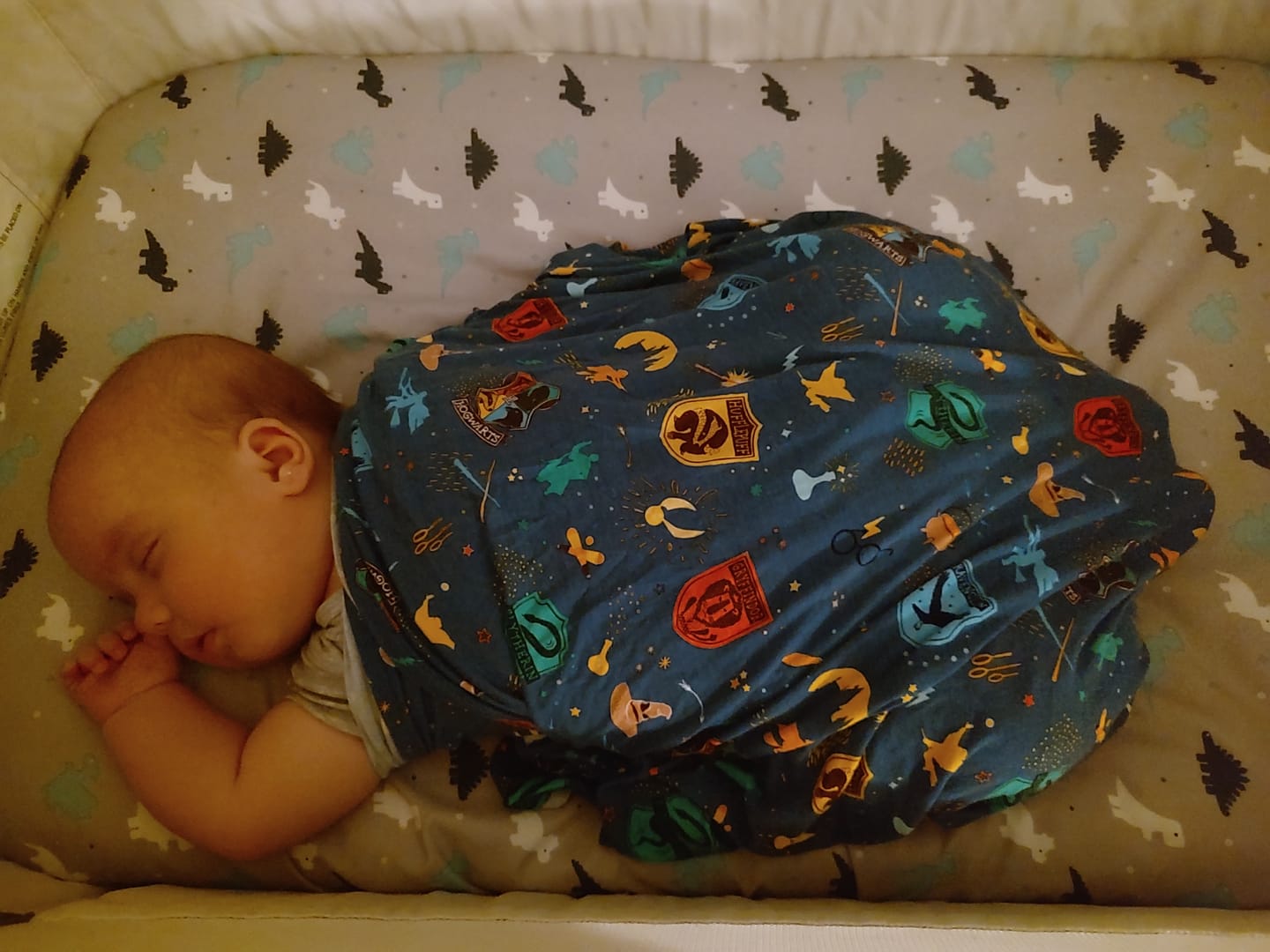 Customer photo review of House Pride Bamboo Swaddle & Beanie Set