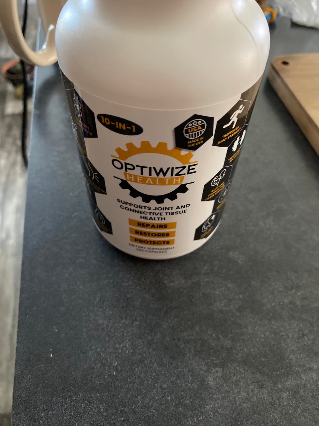 Customer photo review of OptiWize Collagen +Plus Human Supplement for Joint Health
