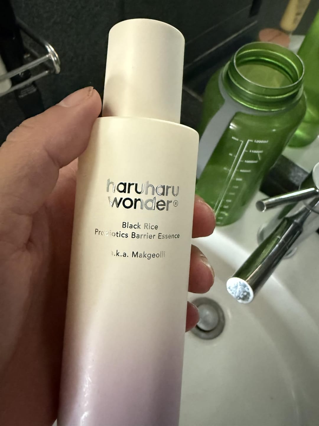 Customer photo review of BLACK RICE probiotics barrier essence