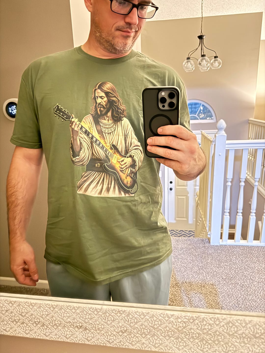 Customer photo review of Divine Riff T-Shirt