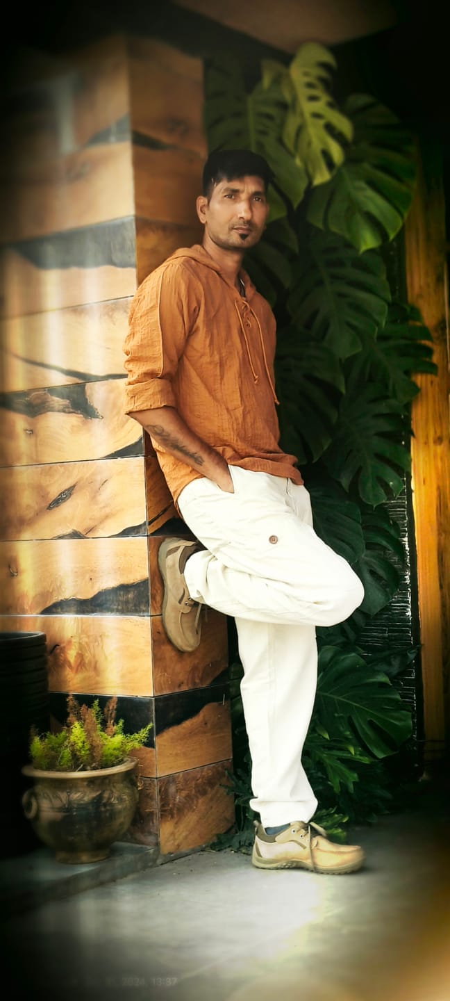 Customer photo review of Black Kurta Style Regular Fit Full Sleeves Shirt