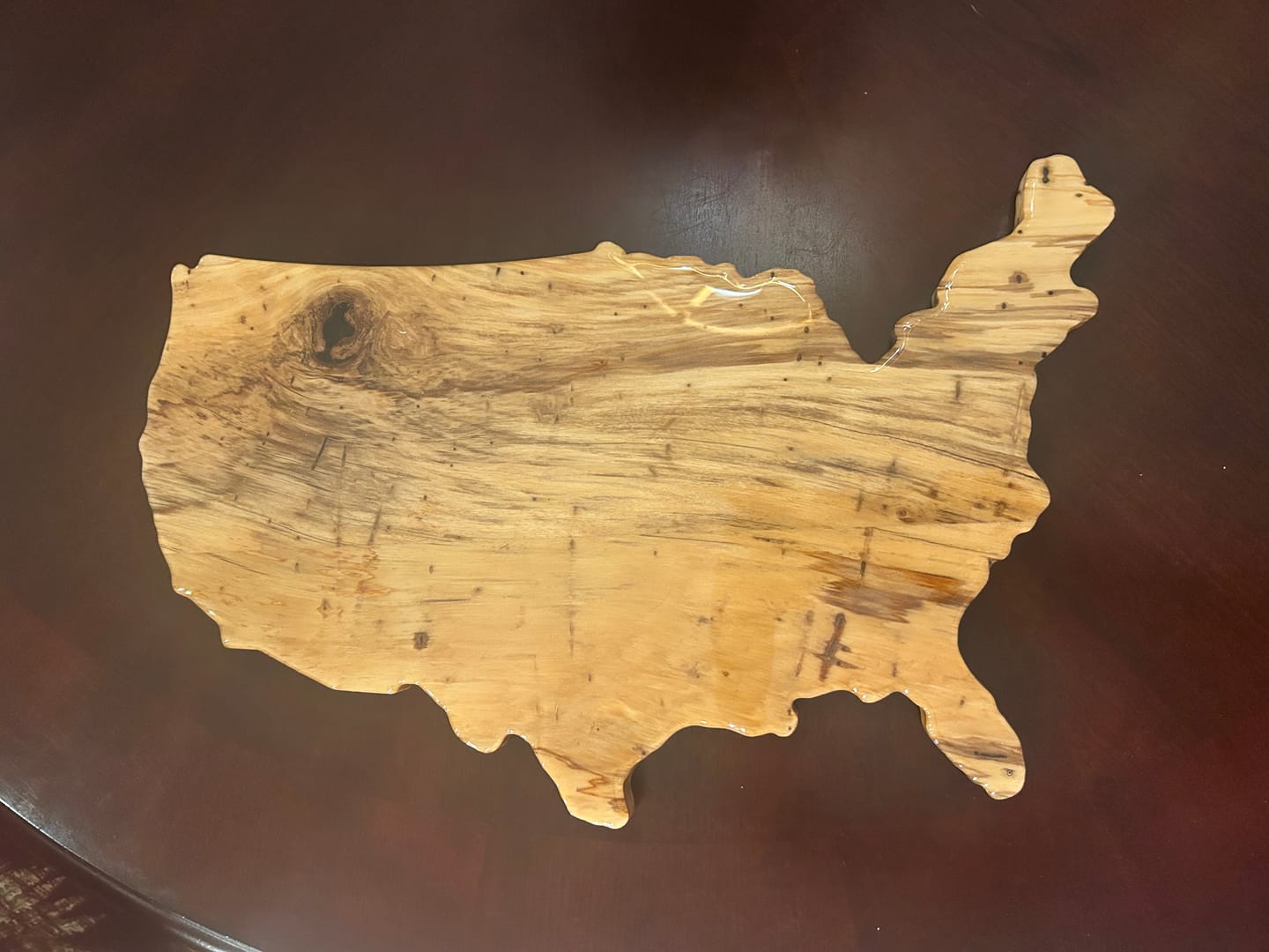 Customer photo review of 16x10.4" USA + Star Inlay Acrylic Router Template