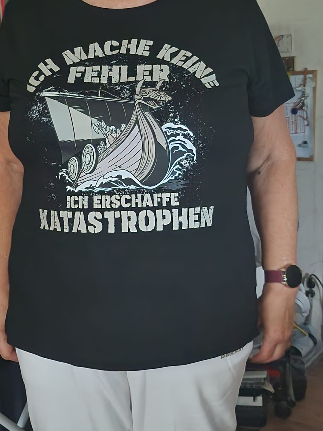Customer photo review of Ich mache keine Fehler  - Damenshirt