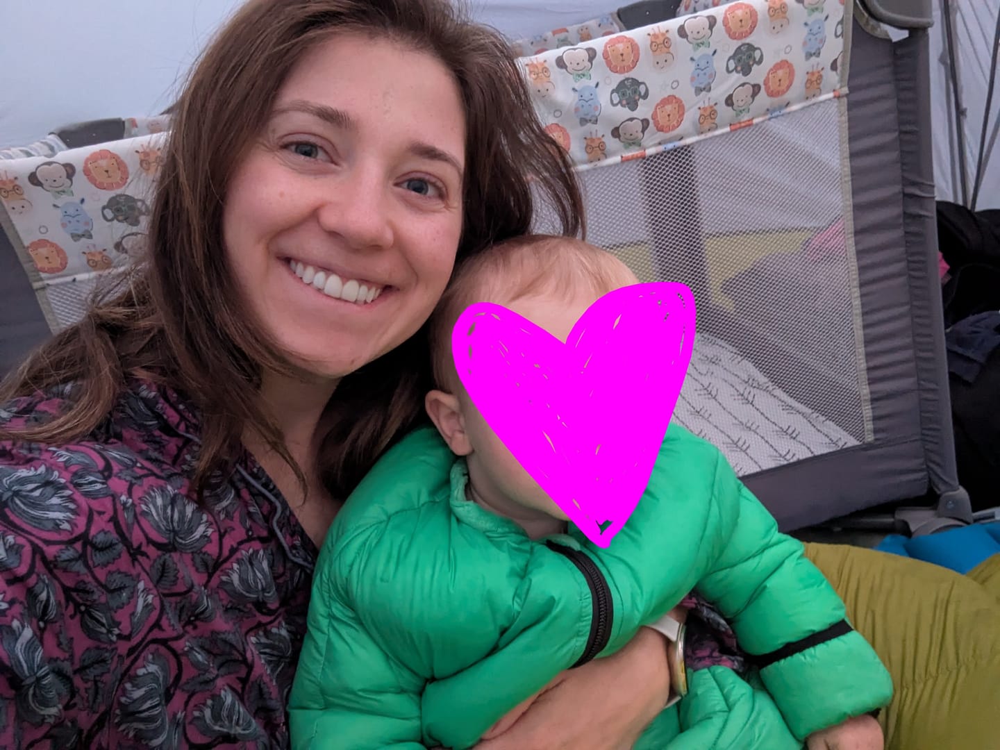 Customer photo review of Little Mo Baby Sleeping Bag (6-18 months)