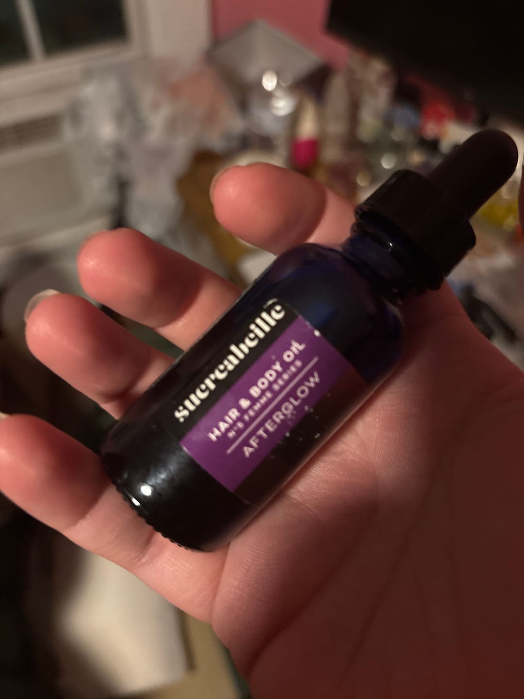 Customer photo review of Hair and Body Oil + Buttercream Lotion Bundle