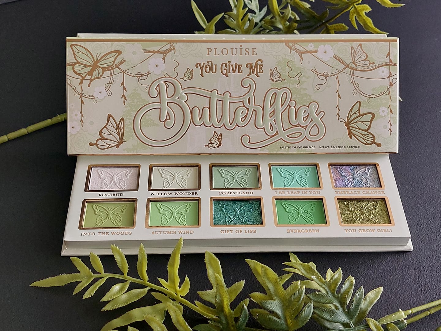 Customer photo review of P. Louise You Give Me Butterflies Mini Eyeshadow Palette