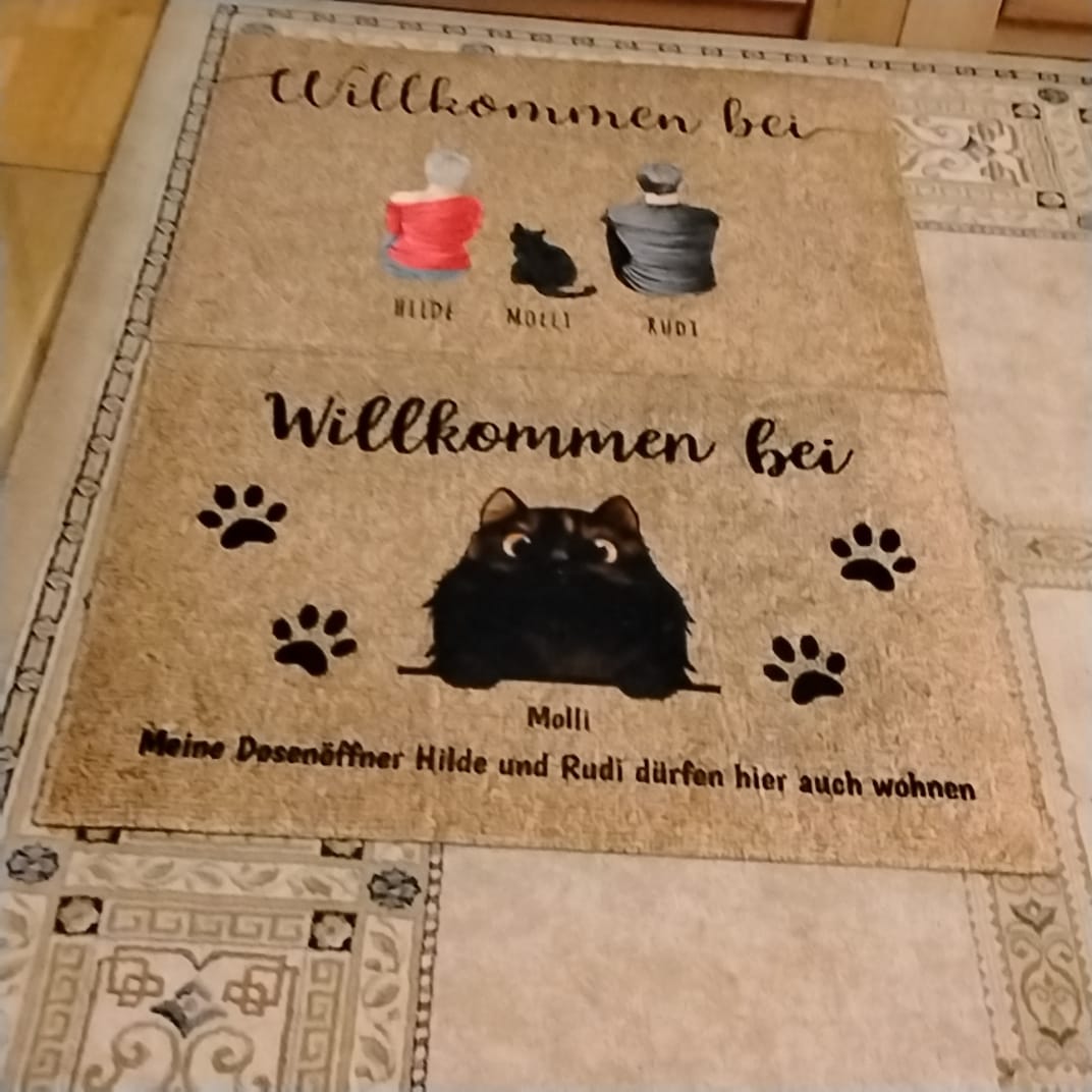 Customer photo review of Pärchen - Individuelle Fußmatte