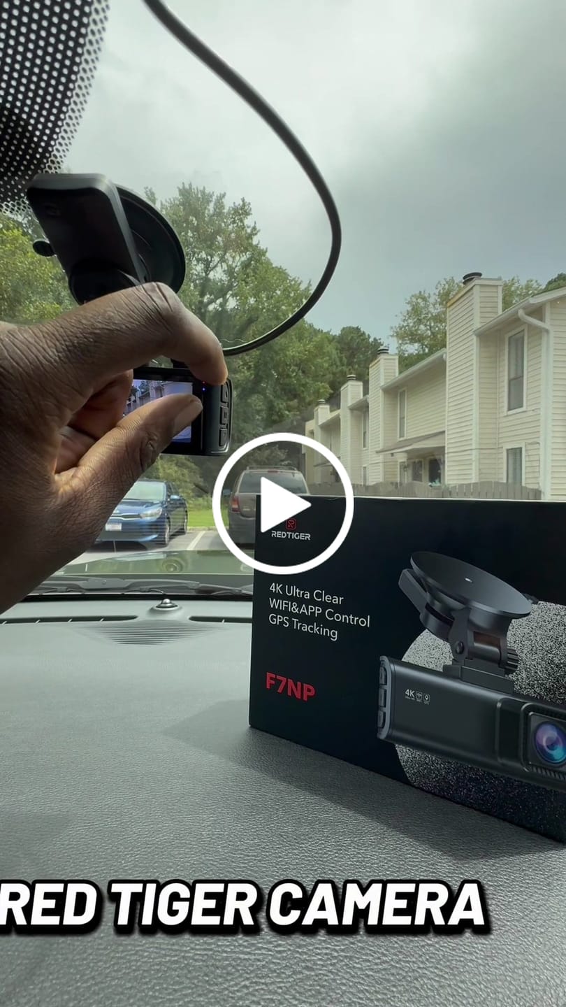 Customer video review of Redtiger F7NP 4K Front Rear Dash Cam