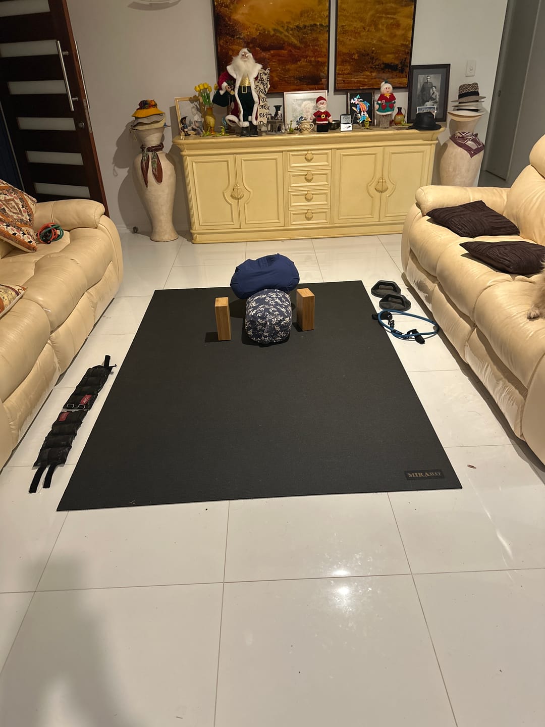 Customer photo review of Miramat® Mega - 214cm x 153cm - Very Large Exercise Mat - In Stock