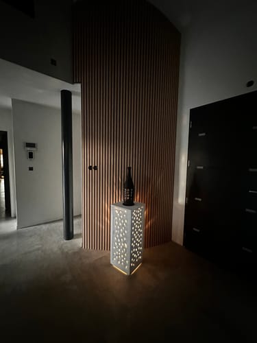 Customer photo review of Pièce de finition | Chêne Naturel | Panneau acoustique en bois