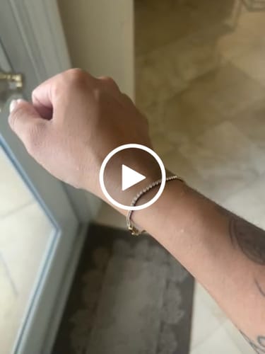 Customer video review of Niyah White Crystal Gold Bracelet