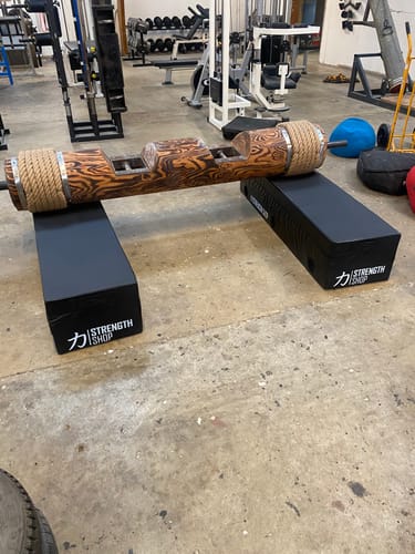 Customer photo review of Strongman Log Drop Pads, Pair