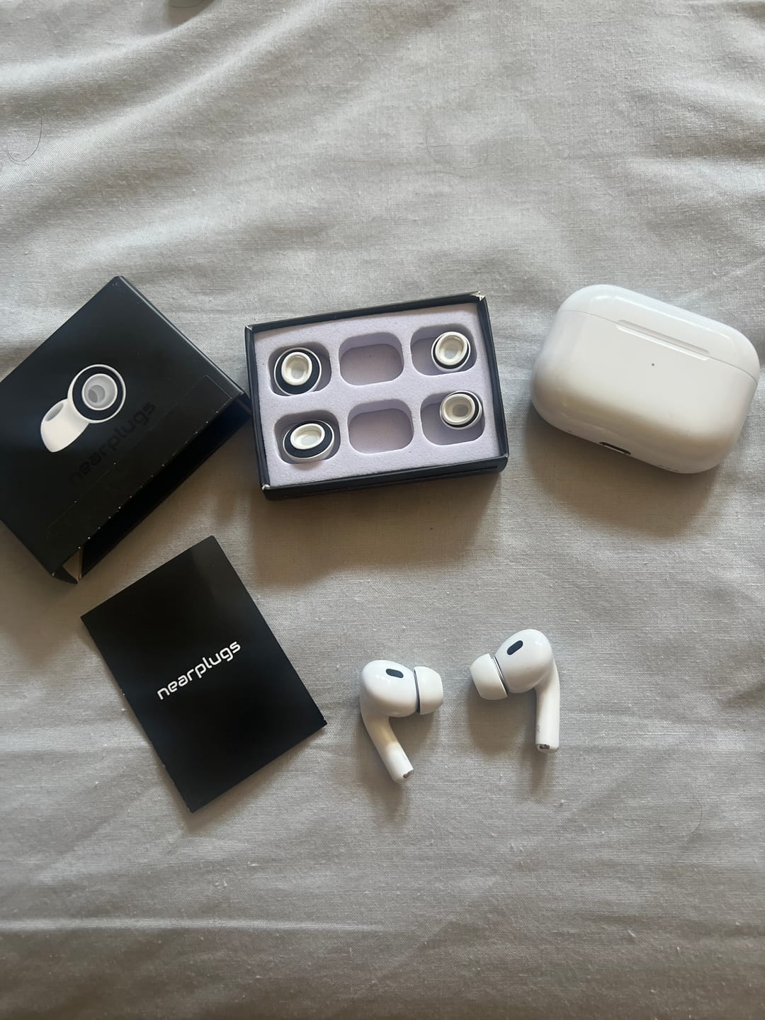Customer photo review of Silicone and Memory Foam Ear Tips for Apple AirPods Pro (Generation 1 & 2)