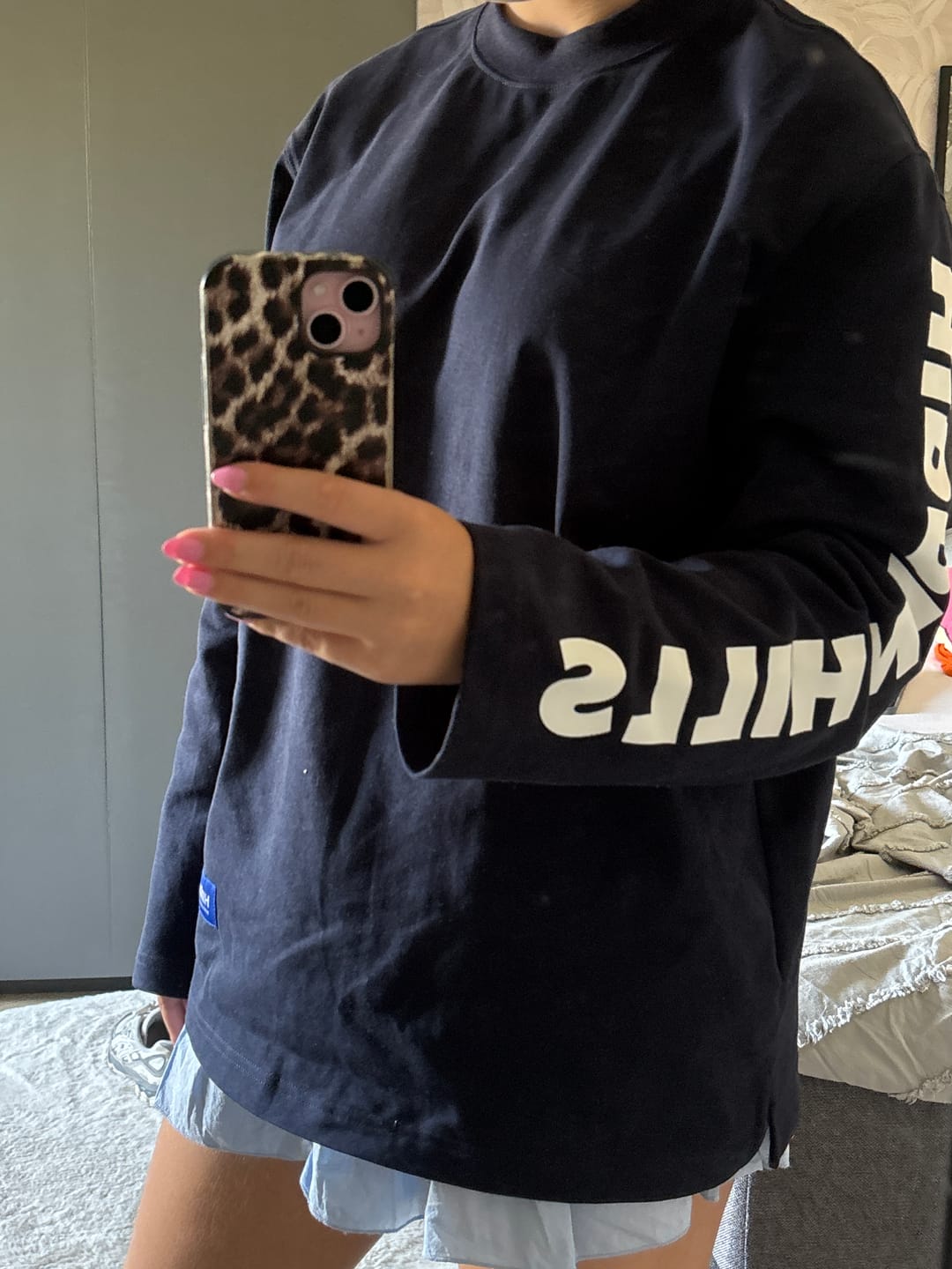Kundenbewertung mit Foto von LONGSLEEVE T-SHIRT NAVY