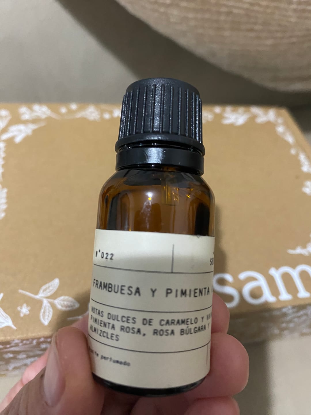 Customer photo review of 22 - Frambuesa y pimienta rosa