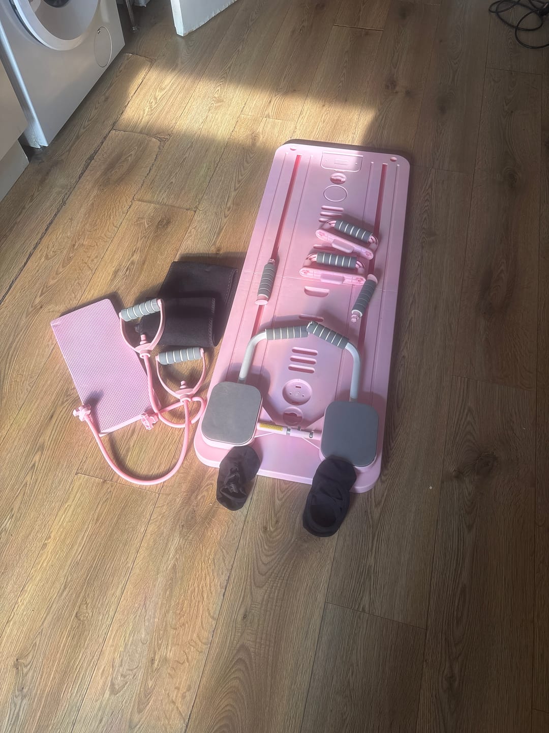 Customer photo review of Pilates Reformer Set