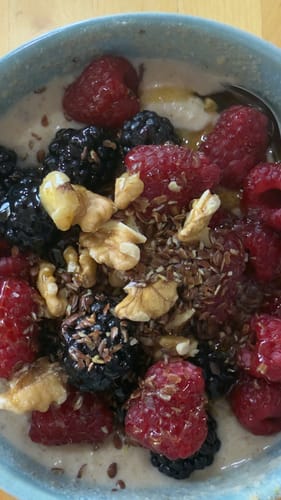 Customer photo review of Bio Protein Porridge Mandel-Natur Mega-Pack-1000g