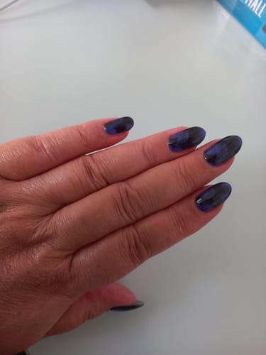 Katja H. review of UV Gel: Blue Winged Magic image 1 out of 1