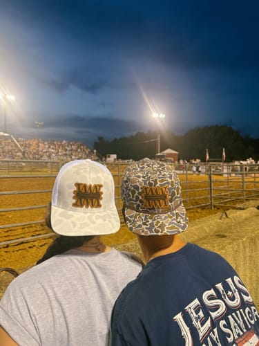 Customer photo review of Custom Slate Old’s Cool Trucker Hats - Lost Hat Co.