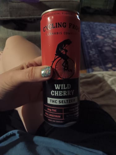 Customer photo review of Wild Cherry THC Seltzer, 6pk