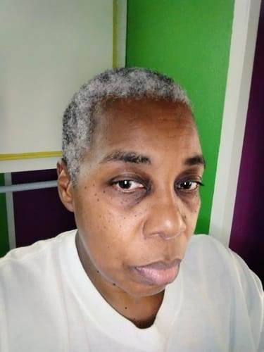 Customer photo review of Instant Dye Shampoo