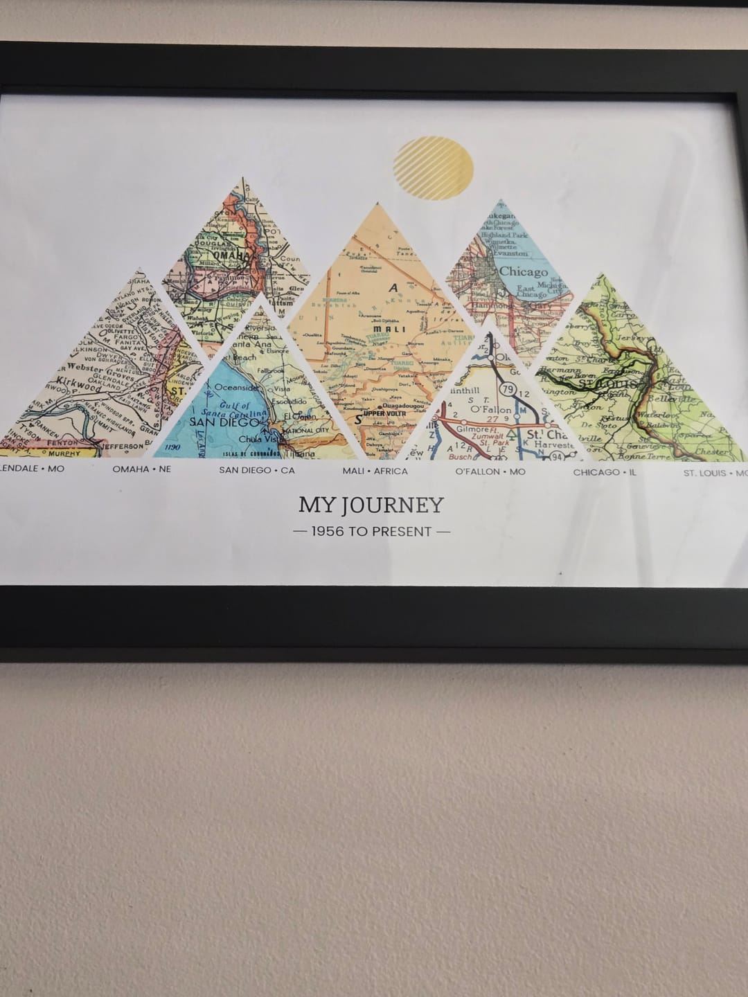 Customer photo review of Milestones Map [Digital Only]