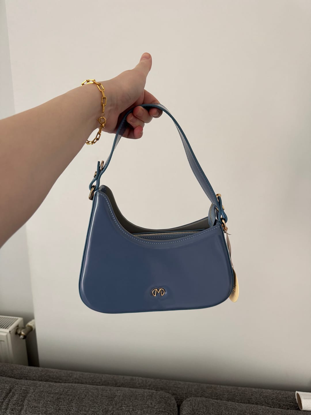 Customer photo review of Matmazel Jubilant Mavi Kadın Omuz Çantası
