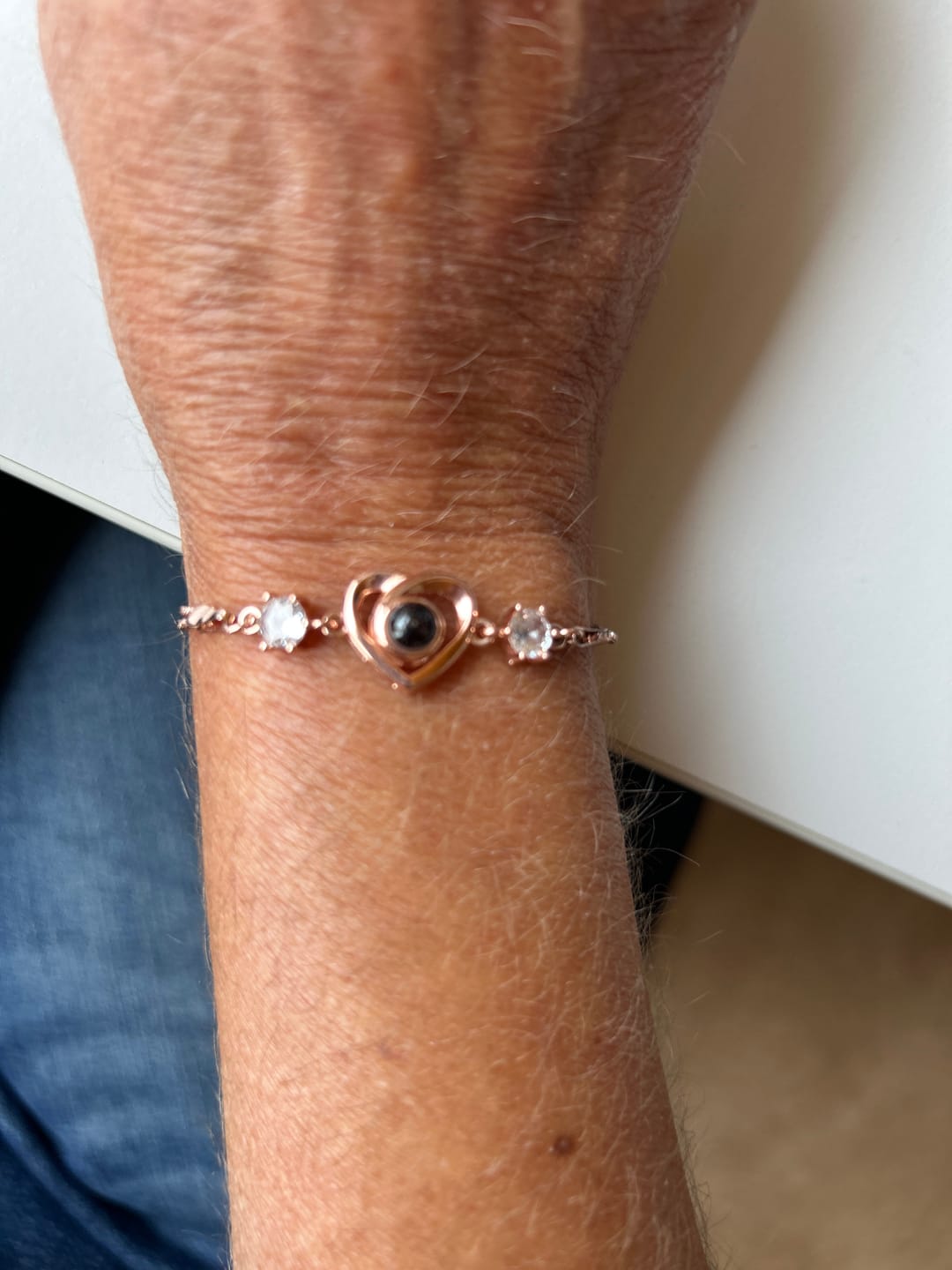 Customer photo review of Photo Projection Bracelet