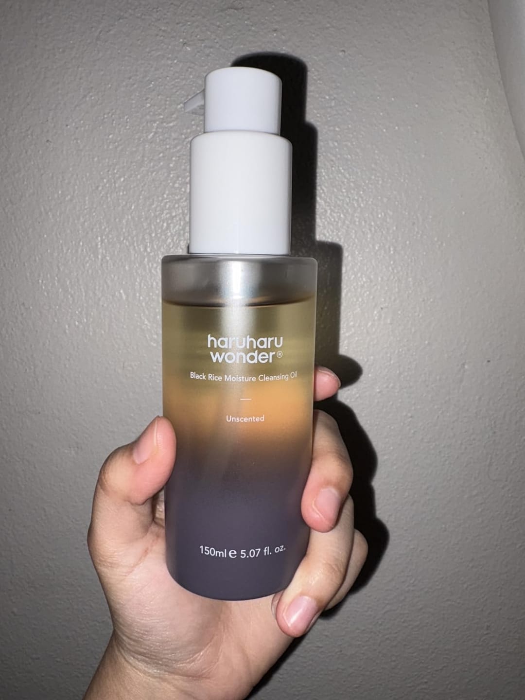 Customer photo review of BLACK RICE moisture cleansing oil