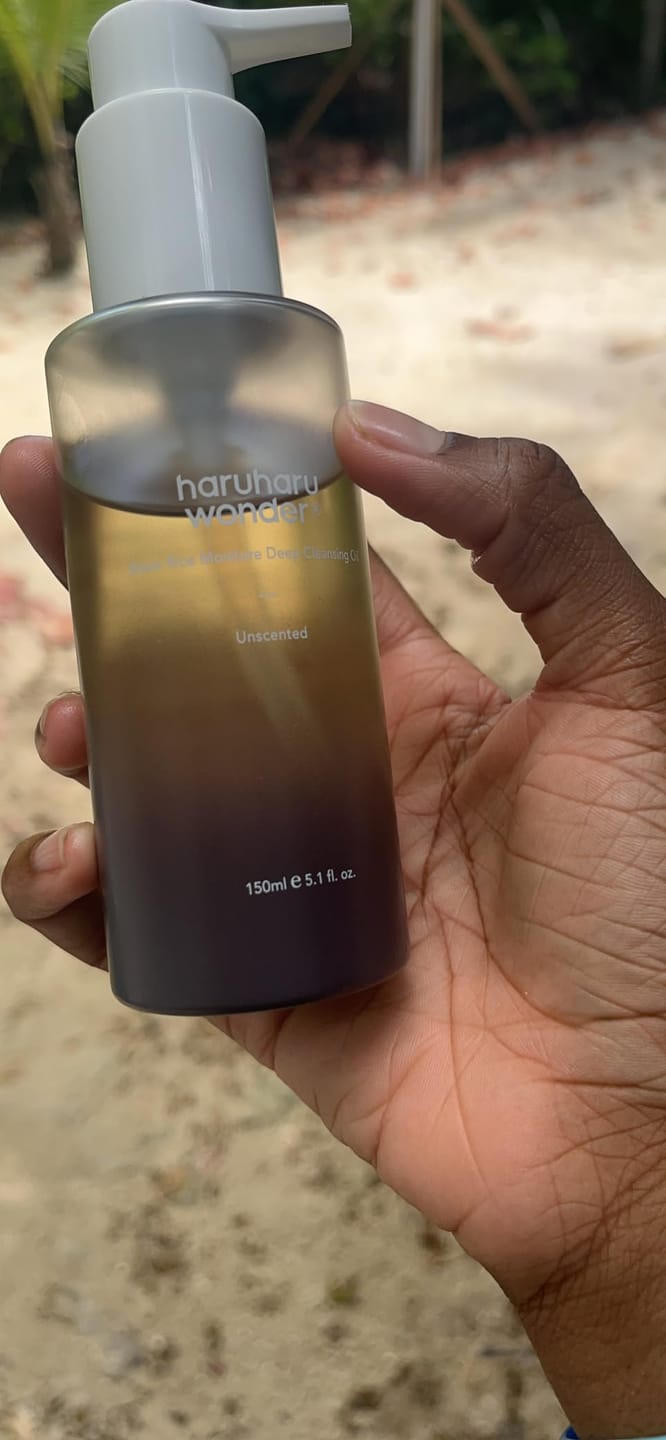 Customer photo review of BLACK RICE moisture cleansing oil