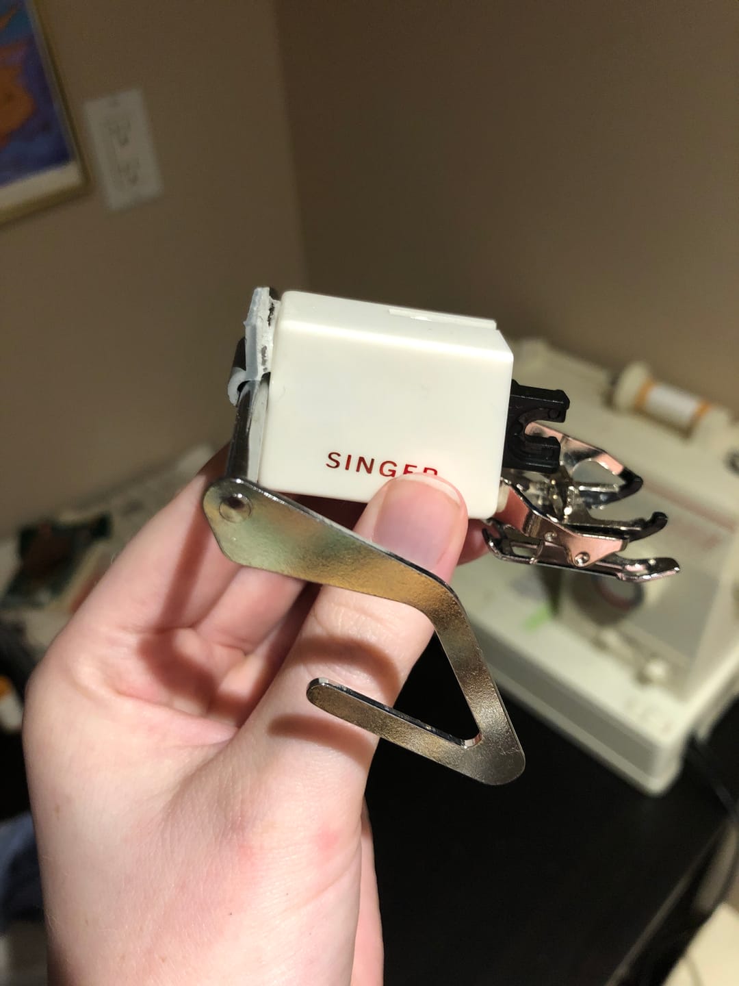 Customer photo review of Walking Foot w/ Guide, Slant Shank #P60448