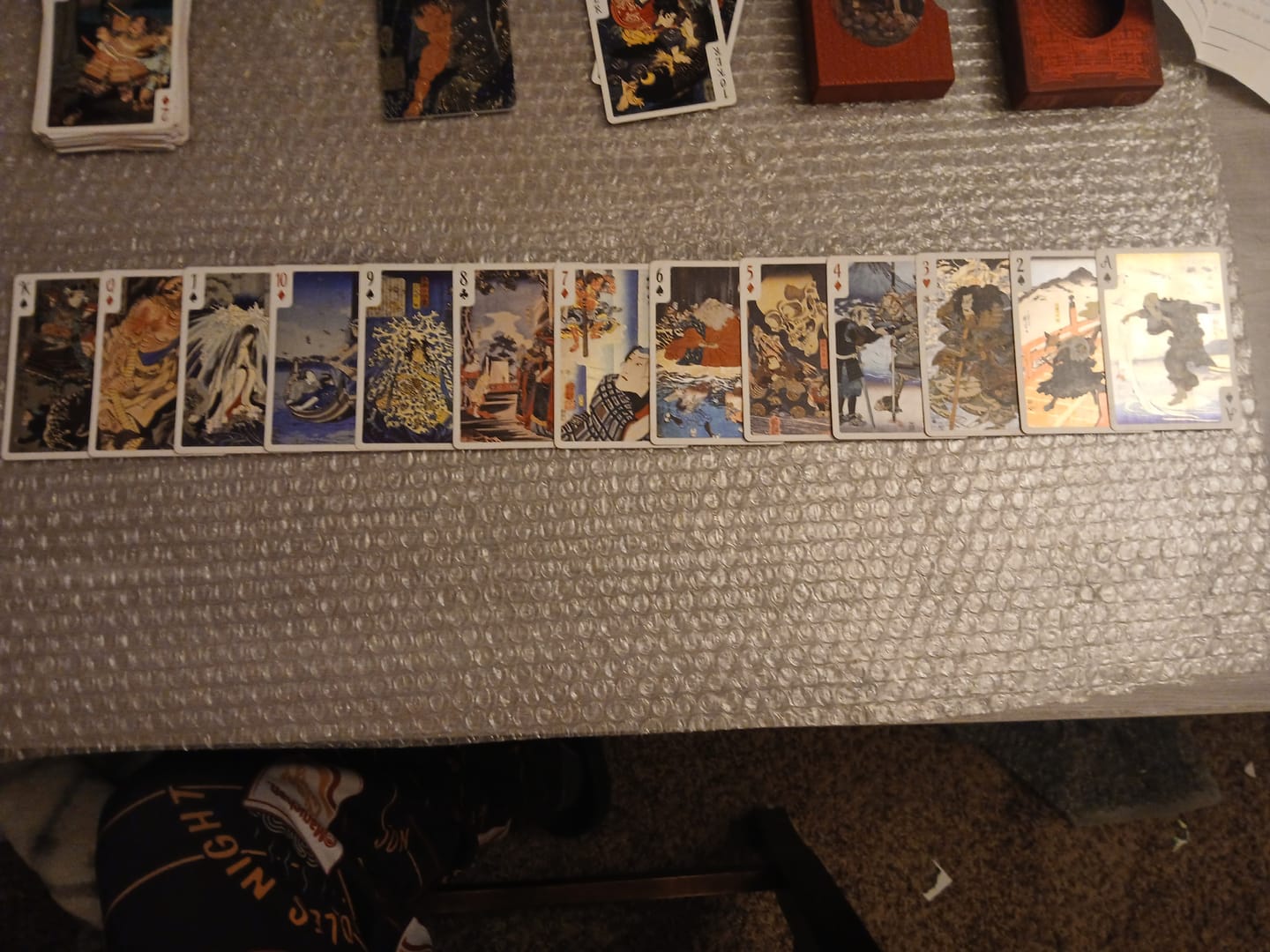 Customer photo review of Kuniyoshi Playing Cards by 52 MUSÉE