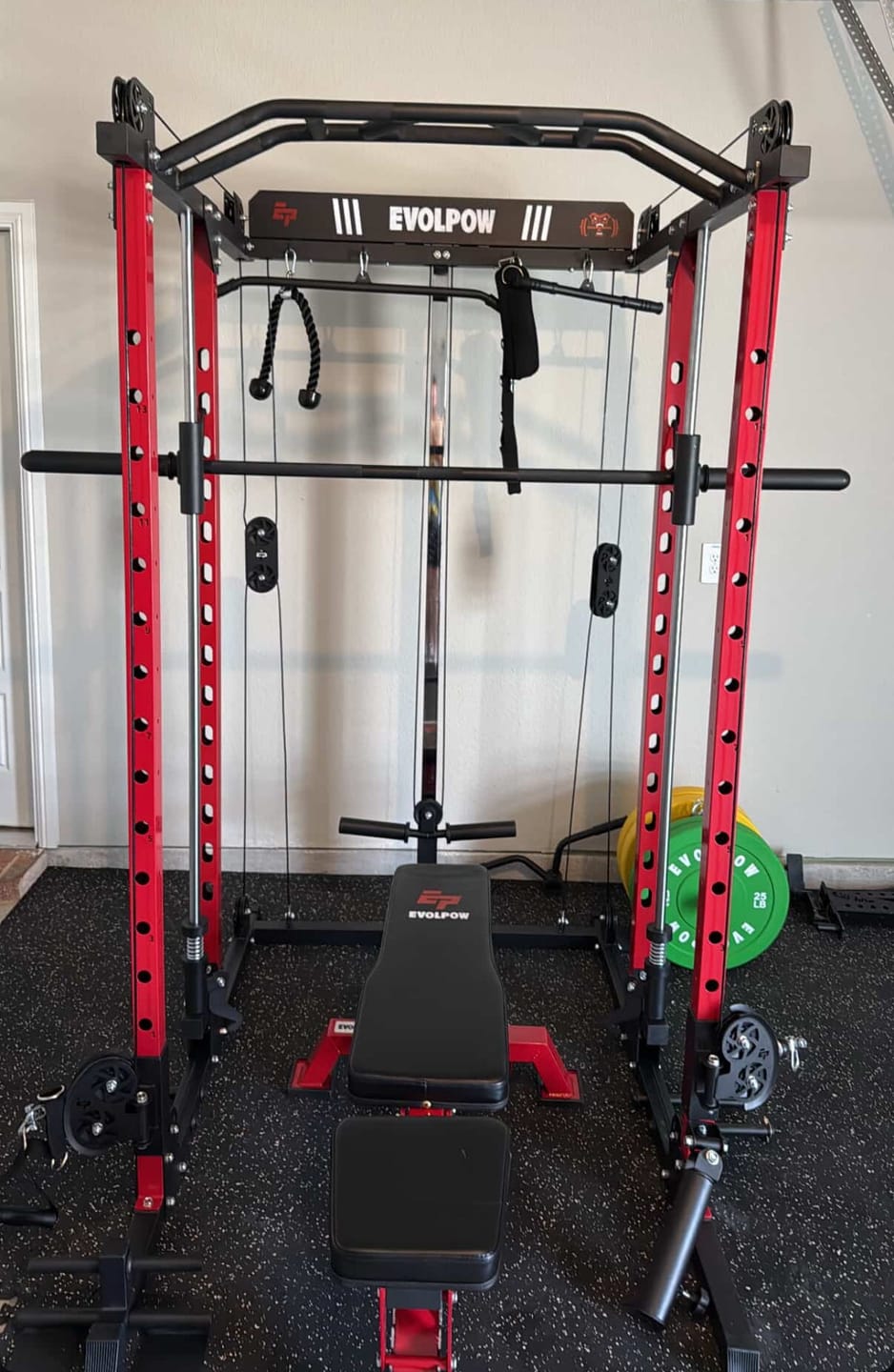Customer photo review of EVOLPOW M2D Brute All-in-One Smith Machine Home Gym
