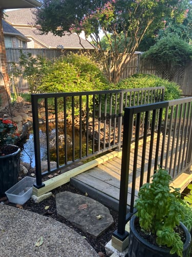 Customer photo review of V3 Guard Rail Upper Rail Brackets (4 Sections)