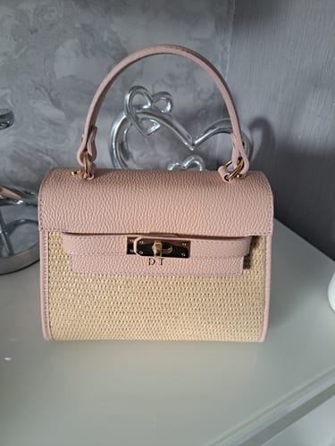 Customer photo review of The Kate Bag Raffia - Medium