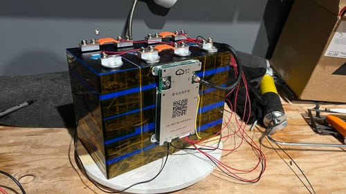 Customer photo review of (Pack of 4) EVE MB31 Grade A Cells - 3.2V LiFePO4 314Ah Battery