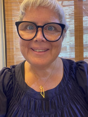 Customer photo review of Palestine Charm Necklace