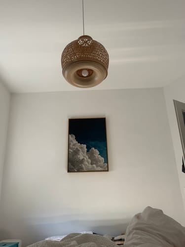 Customer photo review of Blue Cloud No3 Print