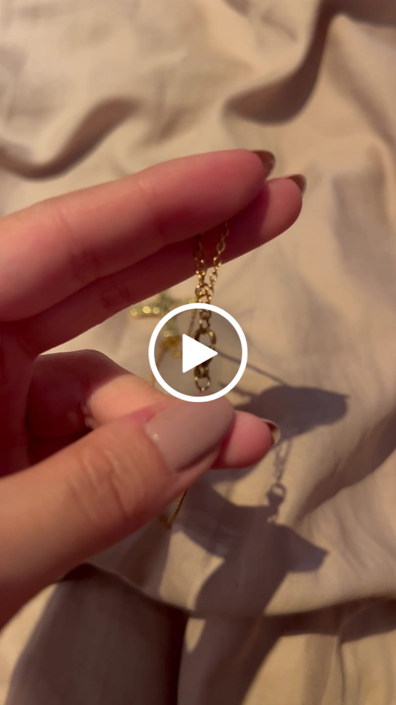 Customer video review of Azura - Crystal Cross Necklace