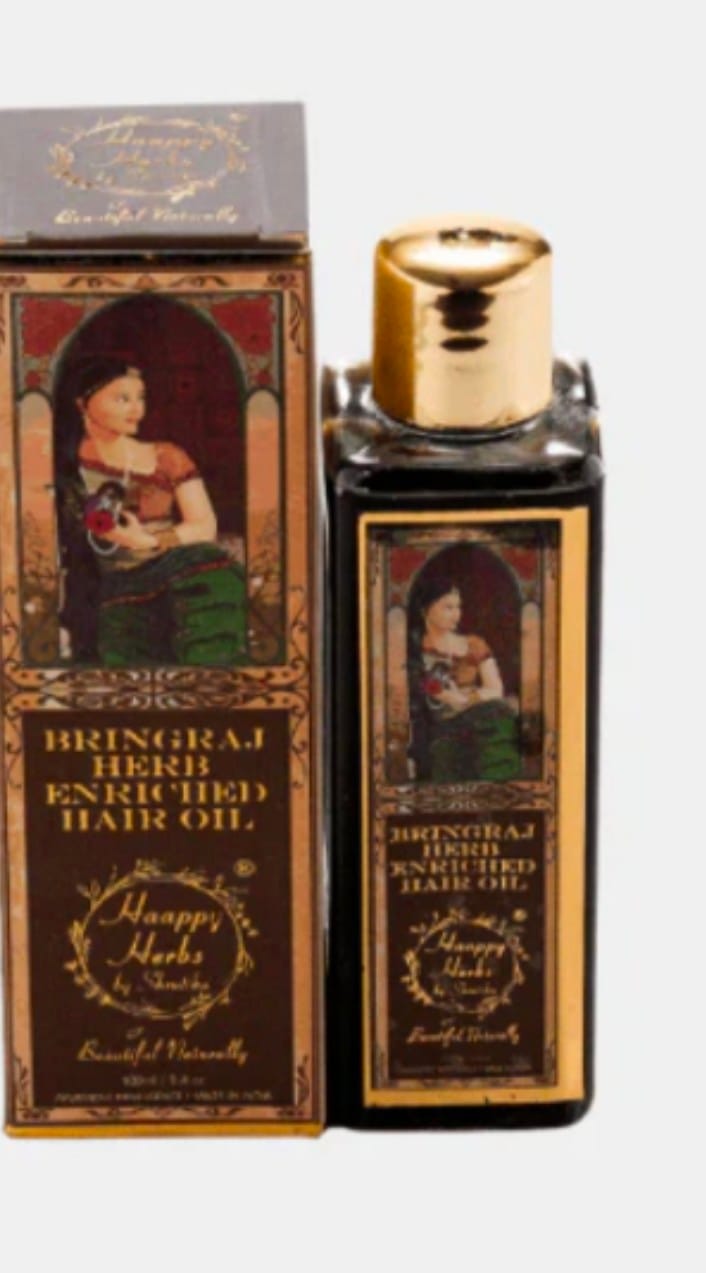 Customer photo review of Bhringraj Herb Enriched Hair Oil - 100 ml