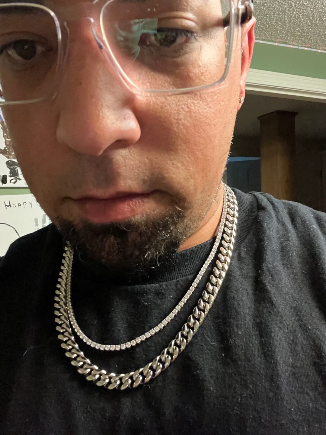 Customer photo review of "Unbreakable" Cuban (Silver) 10mm