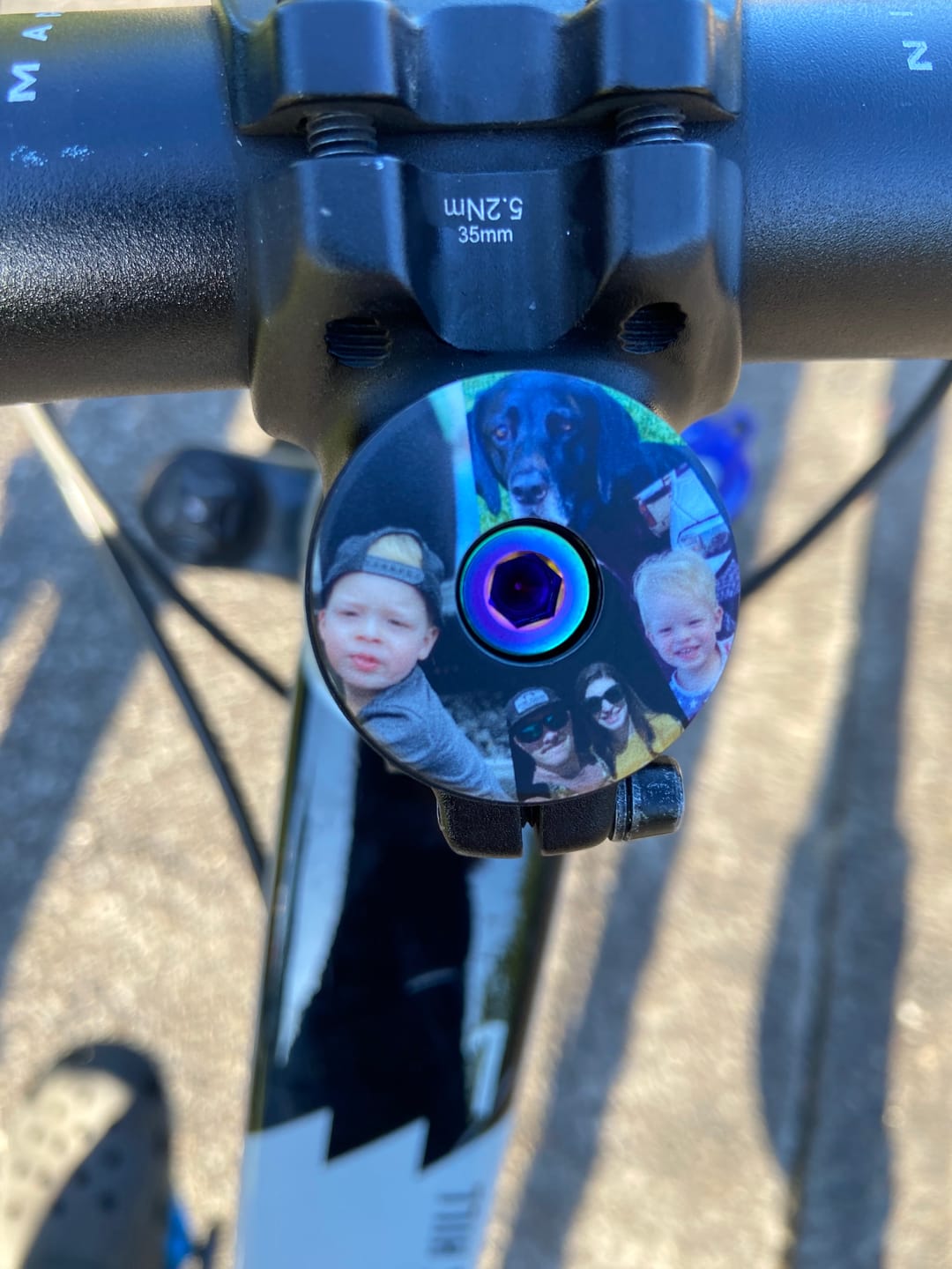 Customer photo review of Anodized Topcap Bolts
